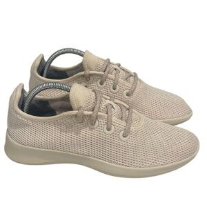 Allbirds Women’s Tree Runner Sneakers SZ 10 Cream Beige
